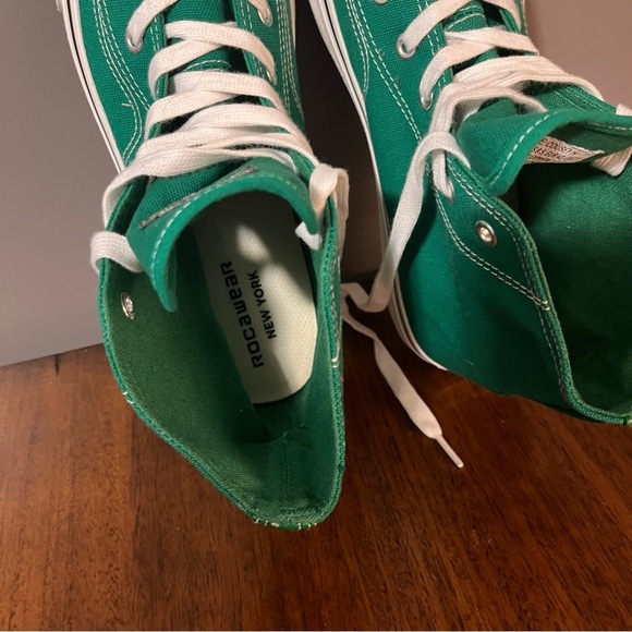 Rocawear Men's Cousey Canvas High Top Navy Sneakers Size 8.5 . New, never worn - Picture 9 of 14